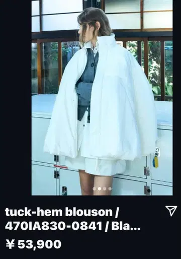 nagonstans tuck-hem blouson 2025winter