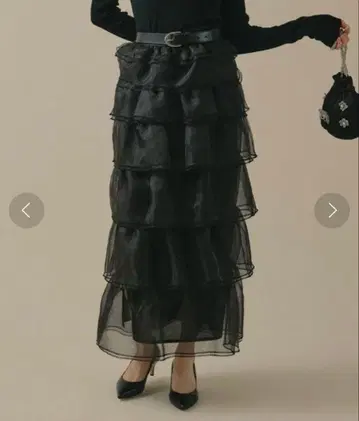 GALLARDAGALANTE 오간자 캉캉 스커트