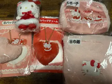 산리오 뽑기 헬로키티 파우치 복조리 백참 세트