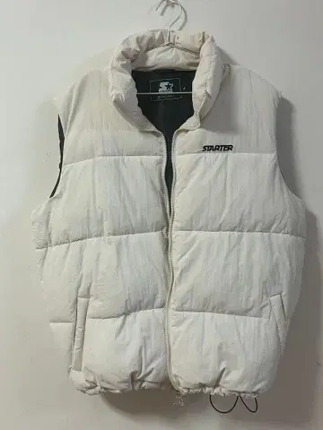 STARTER 화이트 다운 베스트 L