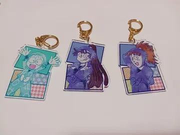 닌타마 란타로 트레이딩 아크릴 키링 오하마 칸에몬 란타로 후와 라이조