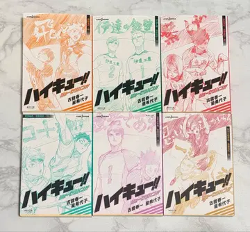 문고판 하이큐!! 소설판!! 전 6권 세트