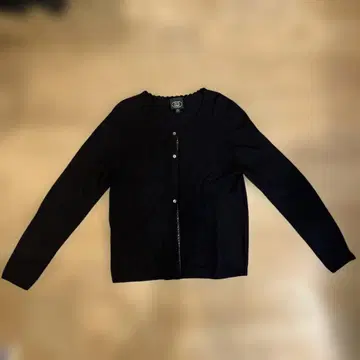 [ 새상품급 ] laura ashley 블랙 가디건 L