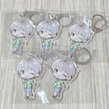 Paradise DMM 스크래치 아크릴 키링 타카라 5개 세트