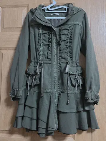 y2k 헤이세이 페어리 그런지 모즈 코트 밀리터리 axes femme