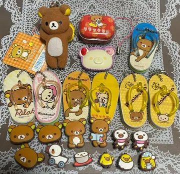 새상품급 리락쿠마 스트랩 외 미사용 묶음 판매