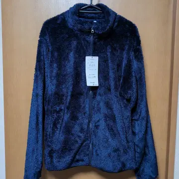 [ 미사용 새상품 ] 보아 플리스 자켓 L 사이즈 블루 L 방한