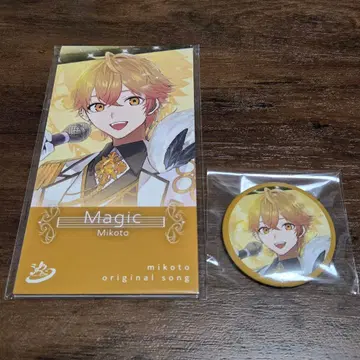 미코토 시쿠포니 싱글 CD풍 아크릴 스탠드 팝 캔뱃지