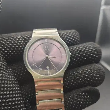 ORAHU 퍼플 다이얼 쿼츠 손목시계