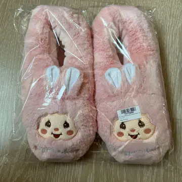 새상품 몽치치 복슬복슬 룸슈즈 핑크 프리 사이즈