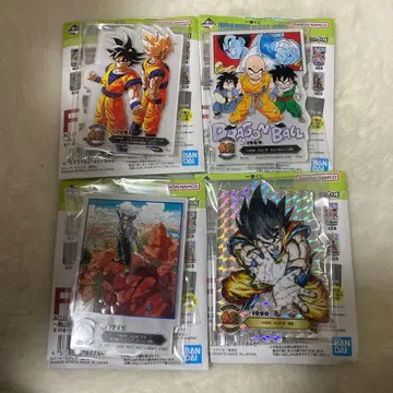 드래곤볼 제일복권 F상 ACLLECT 아클렉트 4점 세트