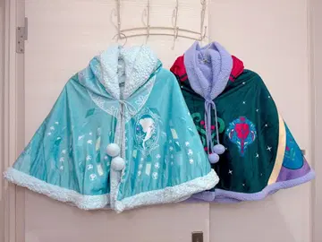 겨울왕국 팬 케이프 엘사&안나 판초