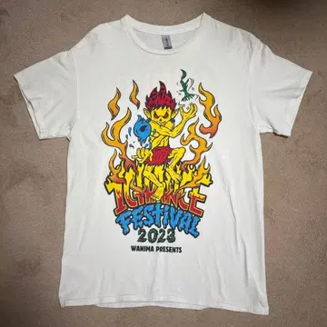 WANIMA 1CHANCE FESTIVAL 2023 티셔츠 화이트