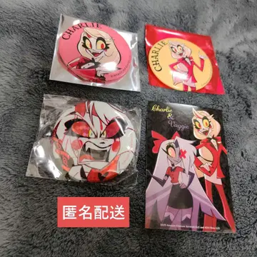 해즈빈 호텔 캔뱃지 특전 스티커 찰리 모닝스타