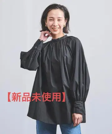 UNITED ARROWS C/S 개더 블라우스 W