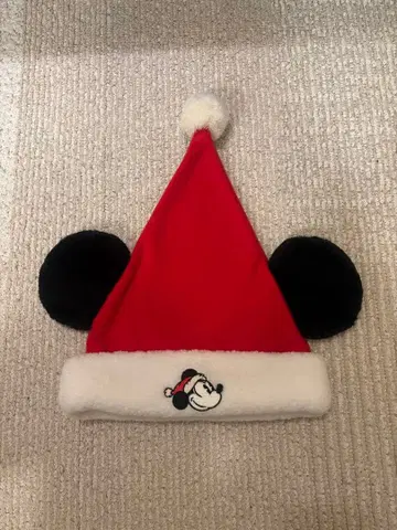 미키마우스 산타 모자 귀 포함
