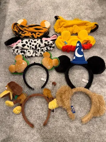 디즈니 캐릭터 머리띠 세트