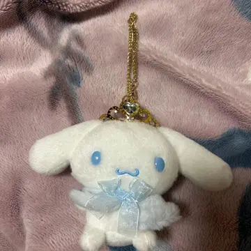 시나모롤 두근거리는 티아라 시리즈 백참 봉제 인형