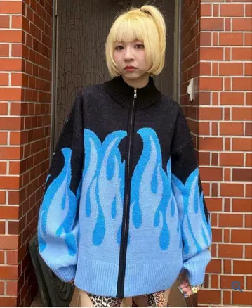 Candy Stripper FIRE PATTERN KNIT JUMPER