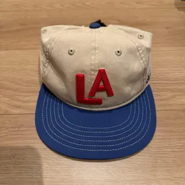 LA 자수 야구 모자