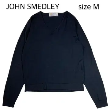 [ size M ] JOHN SMEDLEY V넥 니트 퓨어 울 100%