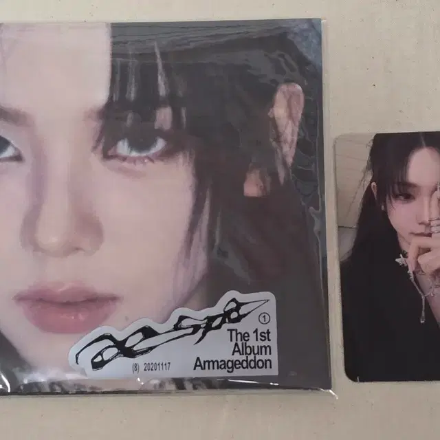 에스파 카리나 Armageddon 앨범 카리나 포토카드 aespa