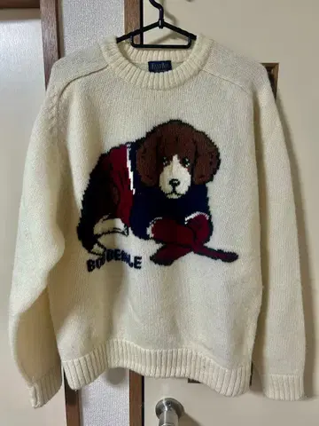 EAST BOY 개 자수 스웨터 L 사이즈