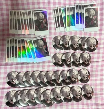 니지산지 쿠츠하 캔뱃지 & 폴라로이드풍 카드 총 29점