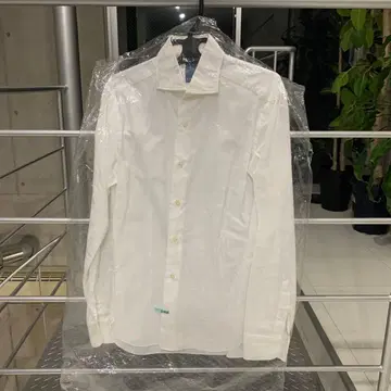 화이트 긴팔 셔츠 코튼