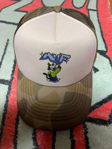 HUF 카모 패턴 캡