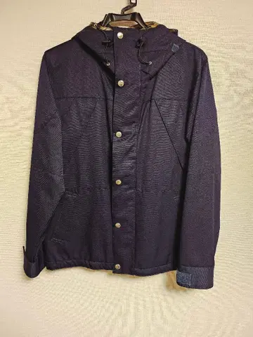 SOPHNET. 후드 부착 다운 자켓 네이비