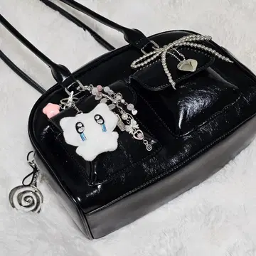 한국 숄더백 블랙 서브컬쳐