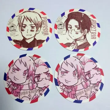 헤타리아 코스터 세트 애니메이트