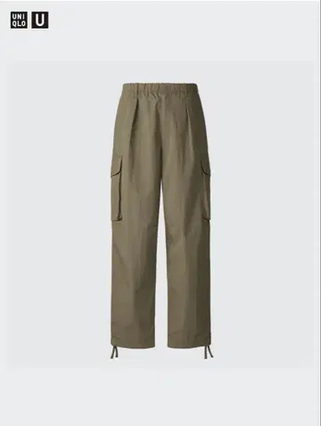 미사용 새상품 UNIQLO U 와이드핏 파라슈트 카고 팬츠