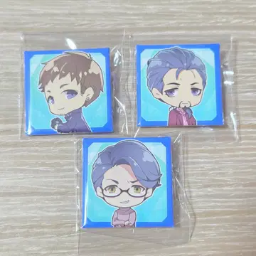 Paradise CF 답례품 캔뱃지 시마다 혼고 나나조 3개 세트