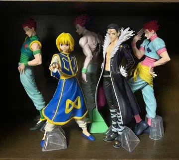 헌터헌터 제일복권 피규어 크라피카, 클로로, 히소카 5종 세트