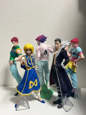 헌터헌터 제일복권 피규어 크라피카, 클로로, 히소카 5종 세트