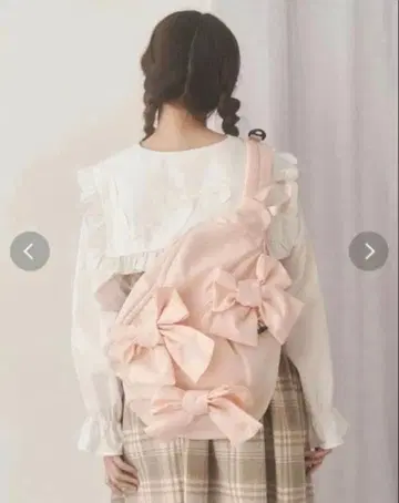 당일 발송 새상품 merry jenny ribbon 원숄더백 핑크