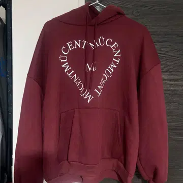 Mucent 하트 후드티 후디