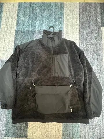 술 마시는 구락부 플리스 자켓 하프 지퍼