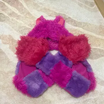 체셔 고양이 팬 캡 머플러