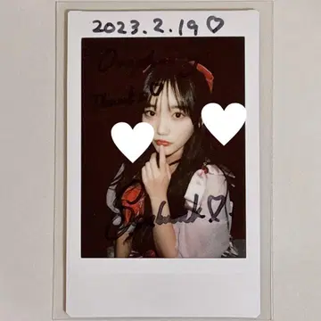 타지마 사쿠라코 폴라로이드 친필 사인 Onephony 덤 포함