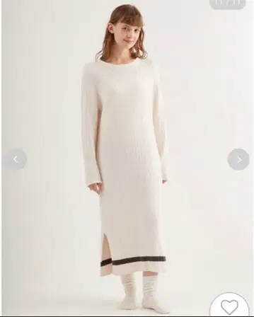 젤라또피케 원피스 화이트 룸웨어