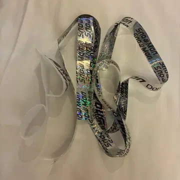 SnowMan On 낙하물 은색 테이프 1개 음표 1개