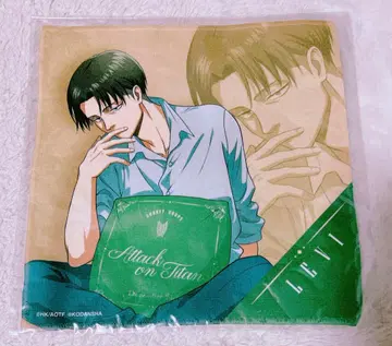 새상품 진격의 거인 리바이 핸드 타월 병사들의 릴랙스 타임 ver.