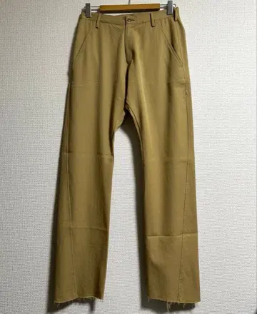 sulvam (설밤) 울 컷오프 스티치 디자인 사선 포켓 팬츠