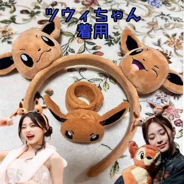 쯔위 착용 이브이 머리띠 리스트 밴드