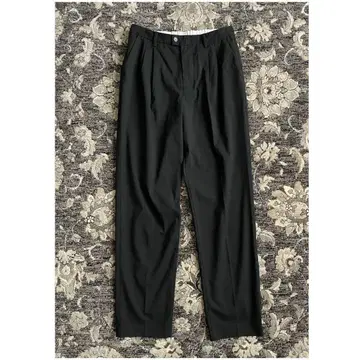 [ 새상품급 ] MAISON SPECIAL 턱 팬츠 슬랙스 블랙 38