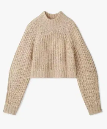 LILY BROWN 미들 게이지 크롭 니트탑