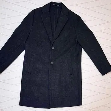 ZARA 다크 그레이 체스터 코트